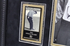 Arnold Palmer Signed Photo & Grand Slam Ventures Masters Display - Framed JSA ALOA