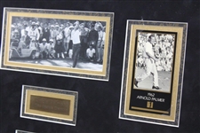 Arnold Palmer Signed Photo & Grand Slam Ventures Masters Display - Framed JSA ALOA