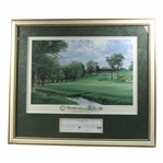 Jack Nicklaus Signed Used Official 1998 Memorial Tournament Competitor Scorecard - Framed JSA ALOA