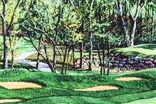 2000 PGA Championship at Valhalla Ltd Ed Giclee by Gordon Wheeler - Framed