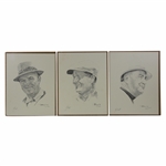 Snead, Nelson & Sarazen Limited Edition Van Zandt Prints