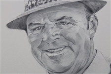 Arnold Palmer Signed Van Zandt Print w/Nelson/Snead/Sarazen Van Zandt Prints JSA ALOA