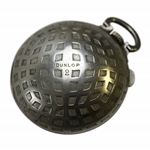 c. 1920s Dunlop Mesh Golf Ball Advertising Pocket Watch In Working Order - Swiss Made