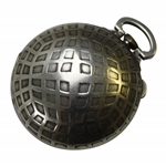 Sterling Silver Swiss Made Mesh Golf Ball Pocket Watch
