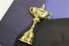 Ryder Cup Trophy Player/Contestant Pin in Tom Watson Shadowbox