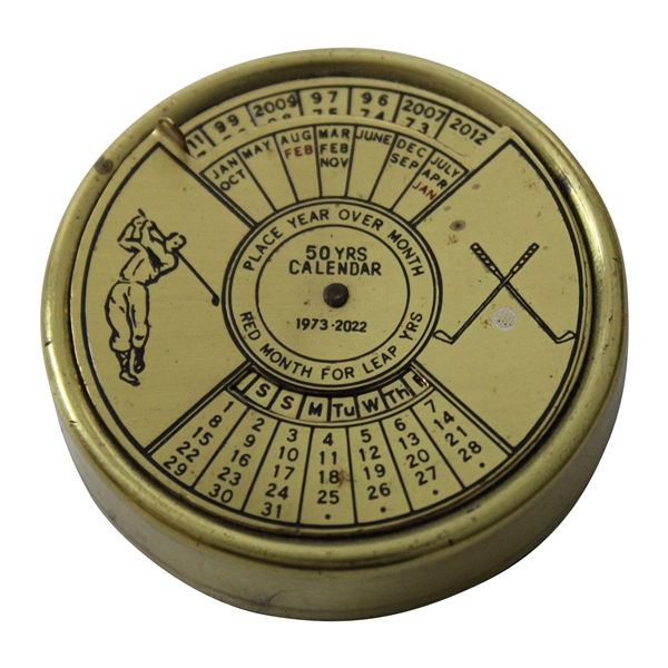 1973 50 Year Calendar Golf Dial in Original Box