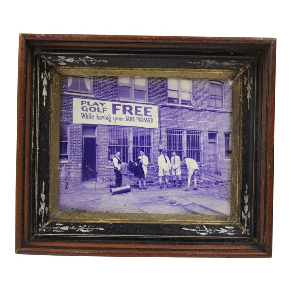 Play Golf Free While Having Your Suit Pressed Photo - Framed