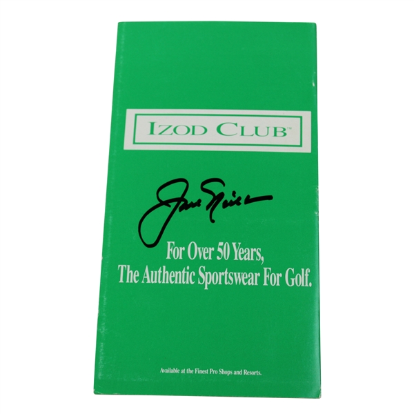 Jack Nicklaus Signed 1993 US Open at Baltusrol Map/Guide Book JSA ALOA