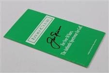 Jack Nicklaus Signed 1993 US Open at Baltusrol Map/Guide Book JSA ALOA