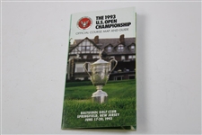 Jack Nicklaus Signed 1993 US Open at Baltusrol Map/Guide Book JSA ALOA
