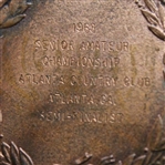 1968 US Senior Amateur at Atlanta Athletic Club Semi-Finalist Medal