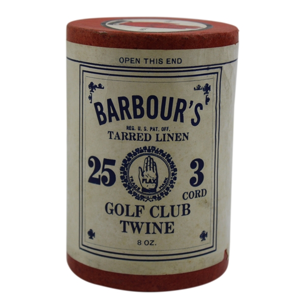 Early 1900s Barbours Tarred Linen Golf Club 8 oz. Twine