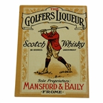 Golfers Liqueur Scotch Whiskey Label
