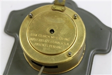 1910 De Luxe Pendulum Clock - Waterbury Ct. Manufactured August C Keebler Co. w/ Key - Works