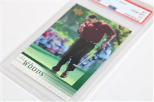 Tiger Woods 2001 Upper Deck Golf Golf Card #1 PSA GEM MT 10