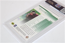 Tiger Woods 2001 Upper Deck Golf Golf Card #1 PSA GEM MT 10