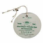 1962 Womens Titleholders Open Season Pass at Augusta CC Ticket #2115 - Mickey Wright Win
