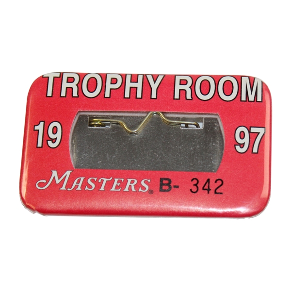1997 Masters Tournament Trophy Room Badge #B-342