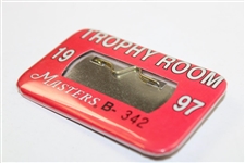 1997 Masters Tournament Trophy Room Badge #B-342