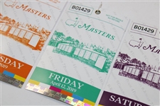 2019 Masters Tournament Daily Tickets Thurs-Sun - Tiger Woods Winner