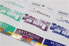 2019 Masters Tournament Daily Tickets Thurs-Sun - Tiger Woods Winner