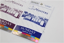 2019 Masters Tournament Daily Tickets Thurs-Sun - Tiger Woods Winner