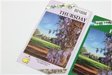 2015 Masters Tournament Daily Tickets Thurs -Sun - Jordan Spieth Winner