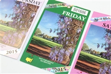 2015 Masters Tournament Daily Tickets Thurs -Sun - Jordan Spieth Winner