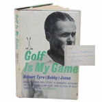 Bobby Jones Signed 1960 Golf Is My Game Book to Laurie Auchterlonie JSA ALOA