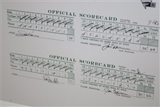 Jack Nicklaus Signed 1986 Masters Scorecard Display with Presentation Photo GB & Fanatics Holograms