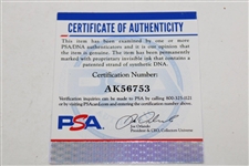 Hideki Matsuyama Signed 2021 Masters Embroidered Flag PSA #AK56753