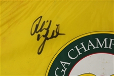 Phil Mickelson Signed 2005 PGA Championship at Baltusrol Flag JSA ALOA