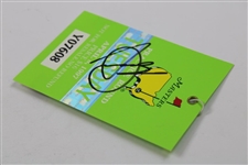 Seve Ballesteros Signed 1997 Masters Tuesday Ticket #Y07608 JSA ALOA