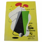 1952 US Open Championship at Northwood CC Official Program - Julius Boros Winner