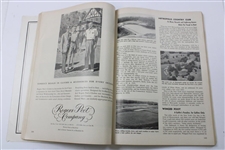 Ed Furgol Signed 1954 US Open at Baltusrol Official Program JSA ALOA