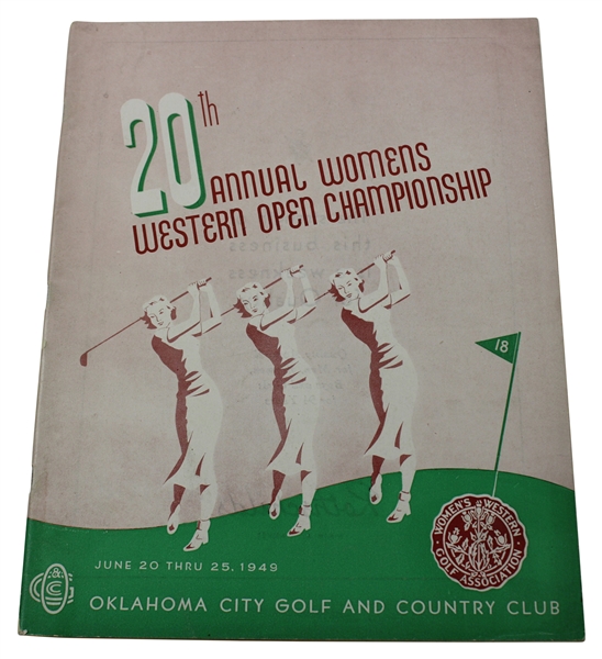 1949 Womens Western Open at Oklahoma City G&CC Official Program