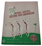 1949 Womens Western Open at Oklahoma City G&CC Official Program