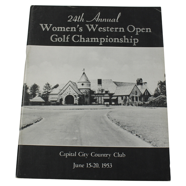 1953 Womens Western Open at Capital City Country Club Official Program