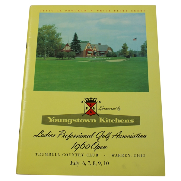 1960 LPGA Open at Trumbull Country Club Official Program