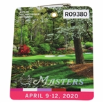 2020 Masters Tournament SERIES Badge #R09380 - Dustin Johnson Winner