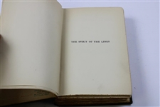 1907 'The Spirit Of The Links' First Edition Book by Henry Leach