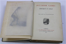 1901 'The Haddon Hall Library Outdoor Games Cricket & Golf' by R.H. Lyttelton