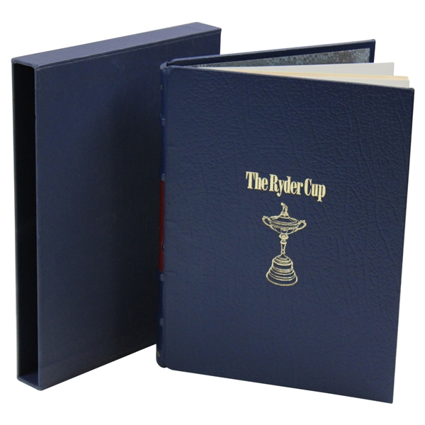 1989 The Ryder Cup The Illustrated History Ltd Ed #35/95 Signed by Authors w/Slipcase