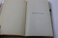 Byron Nelson Signed 1946 'Winning Golf' Book JSA ALOA
