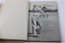 Byron Nelson Signed 1946 'Winning Golf' Book JSA ALOA