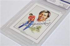 Seve Ballesteros Signed 1991 Ryder Cup Card #14 PSA/DNA Certified