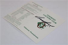 Sam Snead Signed Oakmont Country Club Scorecard JSA ALOA