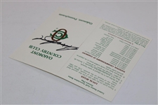 Sam Snead Signed Oakmont Country Club Scorecard JSA ALOA