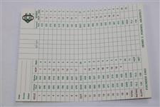 Sam Snead Signed Oakmont Country Club Scorecard JSA ALOA