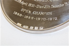 1981 The OPEN Championship Contestant Gift Sterling Silver 17 oz. Old Tom Young Tom Morris Medallion